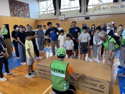 小雀小学校防災拠点訓練の報告