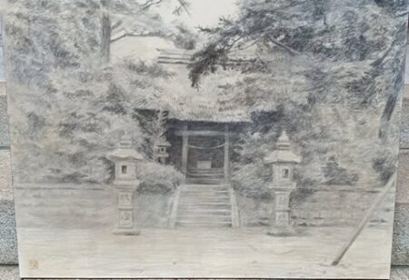 令和７年７月　模写した鉛筆画