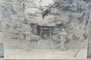 令和７年７月　模写した鉛筆画