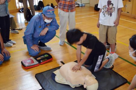 小雀小学校地域防災拠点訓練地域安否確認訓練のご報告