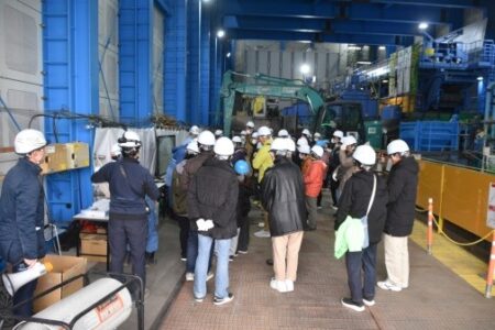 シールドマシンの見学会に参加して