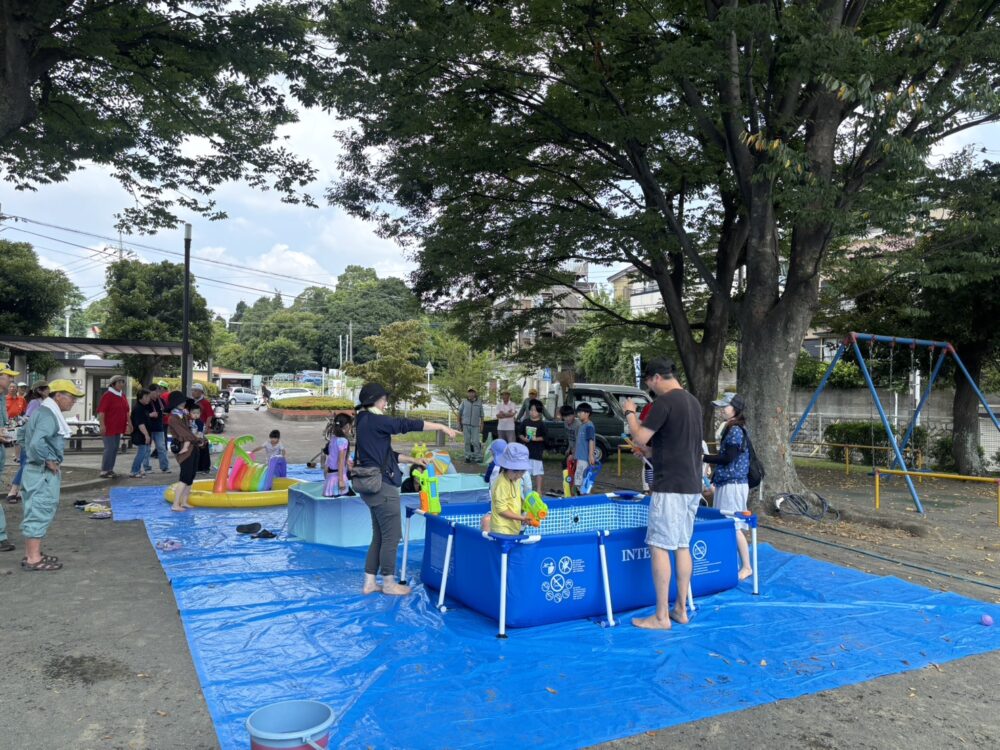 小雀公園水遊び